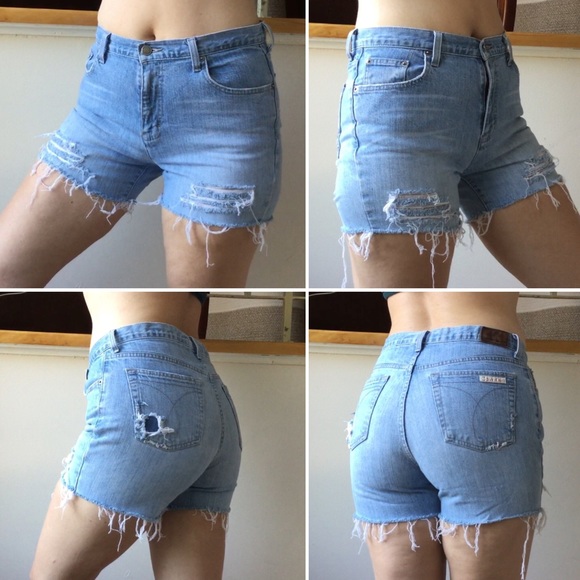 Calvin Klein Pants - Vintage Calvin Klein Light Wash Jean Shorts